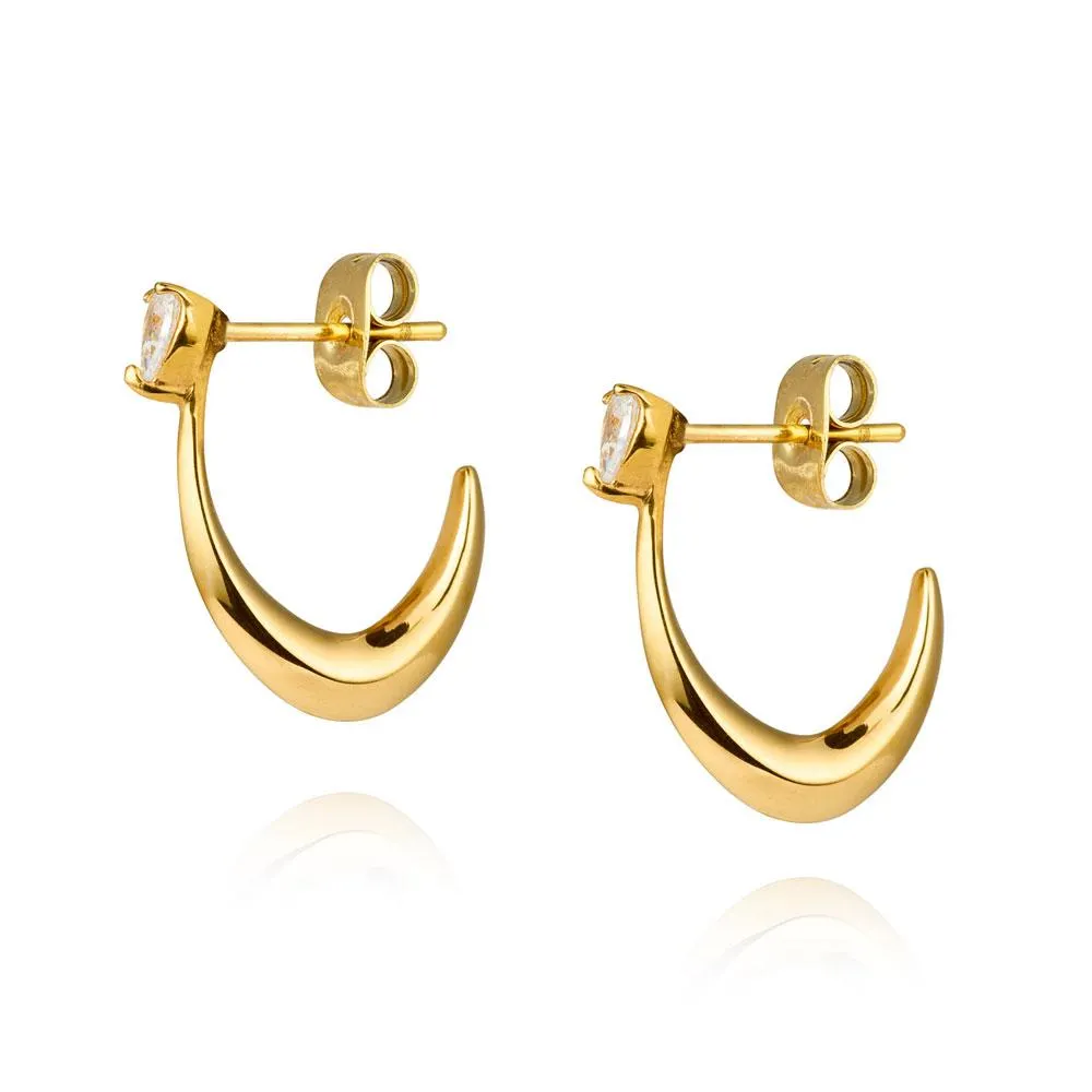 Mockberg x Kenza Iris Gold korvakorut