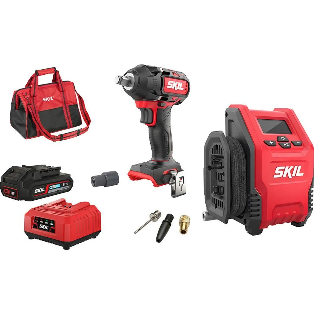 Skil 3355 renkaanvaihtajan työkalusarja 2,0 Ah 20 V