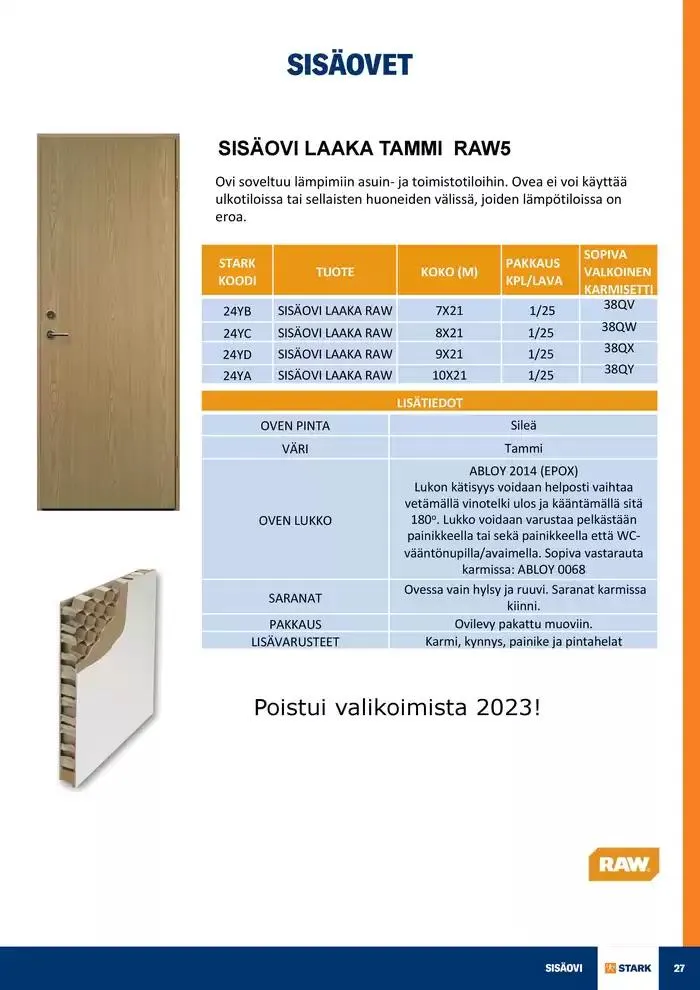 Ovivalikoima voimassa alkaen 19. marraskuuta - 31. joulukuuta 2024 - Tarjouslehti sivu 27
