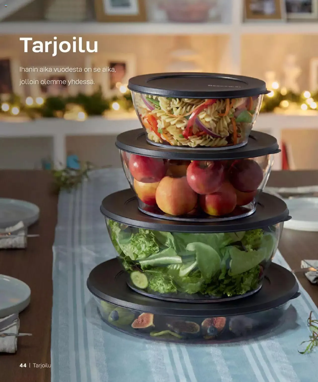 Tupperware tarjoukset Syksy / Talvi 2023-24 voimassa alkaen 29. syyskuuta - 31. joulukuuta 2023 - Tarjouslehti sivu 44