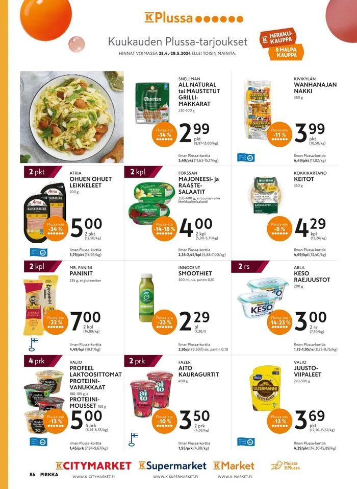 Pirkka 5/2024 voimassa alkaen 24. huhtikuuta - 31. toukokuuta 2024 - Tarjouslehti sivu 90