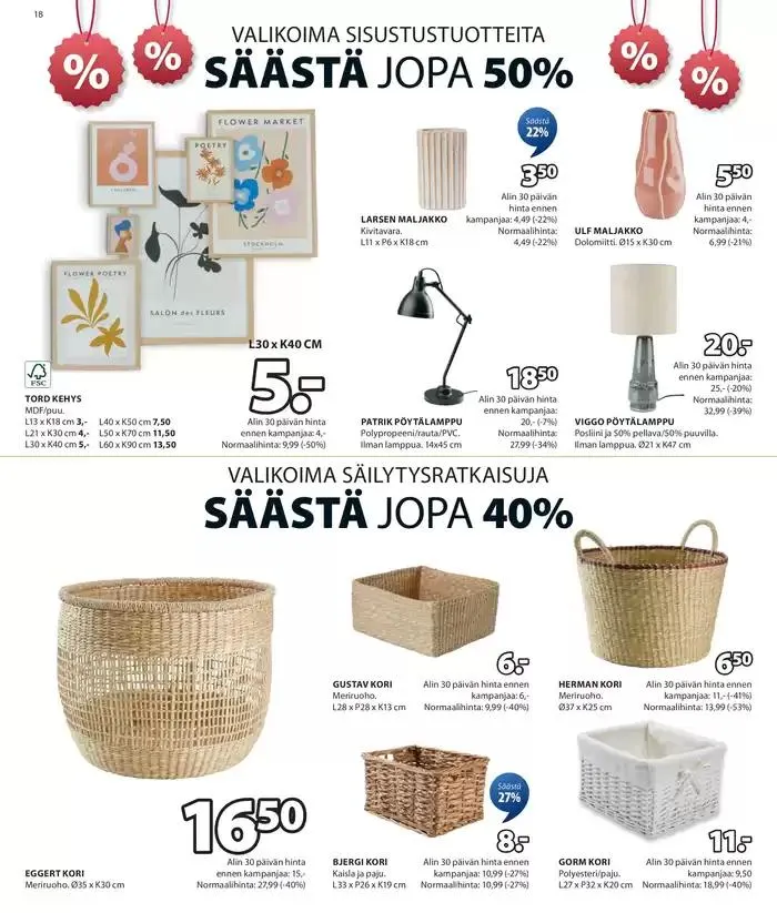 Viikon tarjoukset voimassa alkaen 25. joulukuuta - 12. tammikuuta 2025 - Tarjouslehti sivu 19