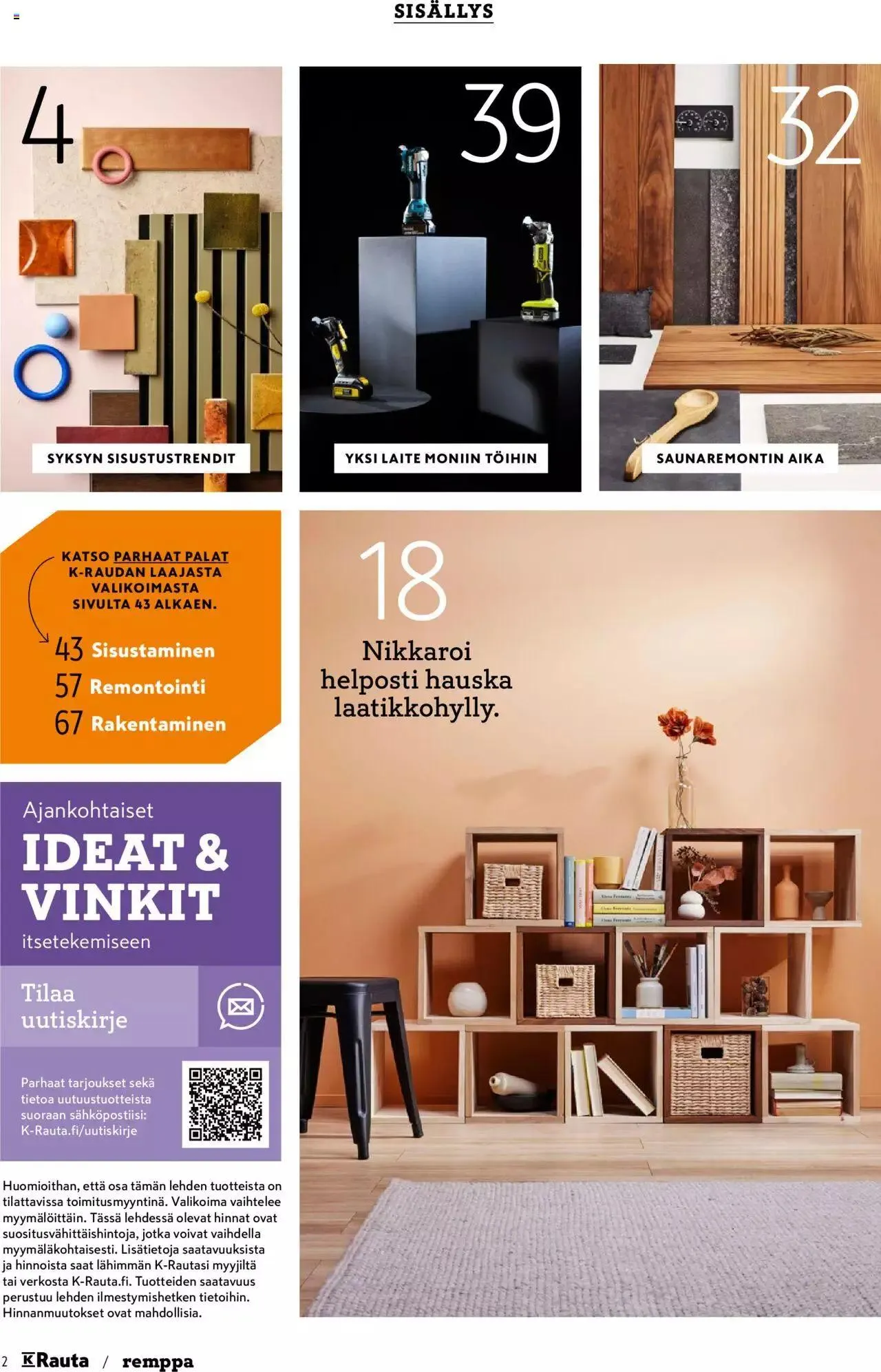 K-Rauta tarjoukset voimassa alkaen 8. tammikuuta - 5. helmikuuta 2024 - Tarjouslehti sivu 2