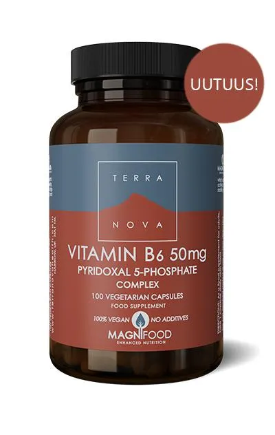 B6-vitamiini P5-P 50mg, 50 kpl (Vitamin B6 50 mg Pyridoxal 5-phosphate complex), 27 g