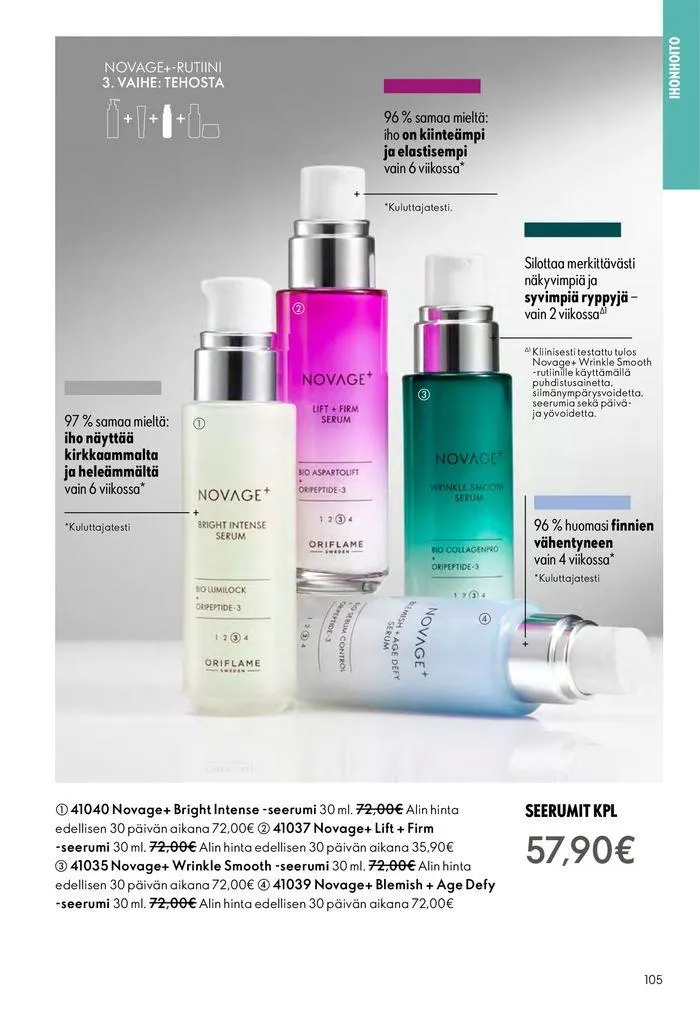 Oriflame tarjoukset voimassa alkaen 22. elokuuta - 5. syyskuuta 2024 - Tarjouslehti sivu 105