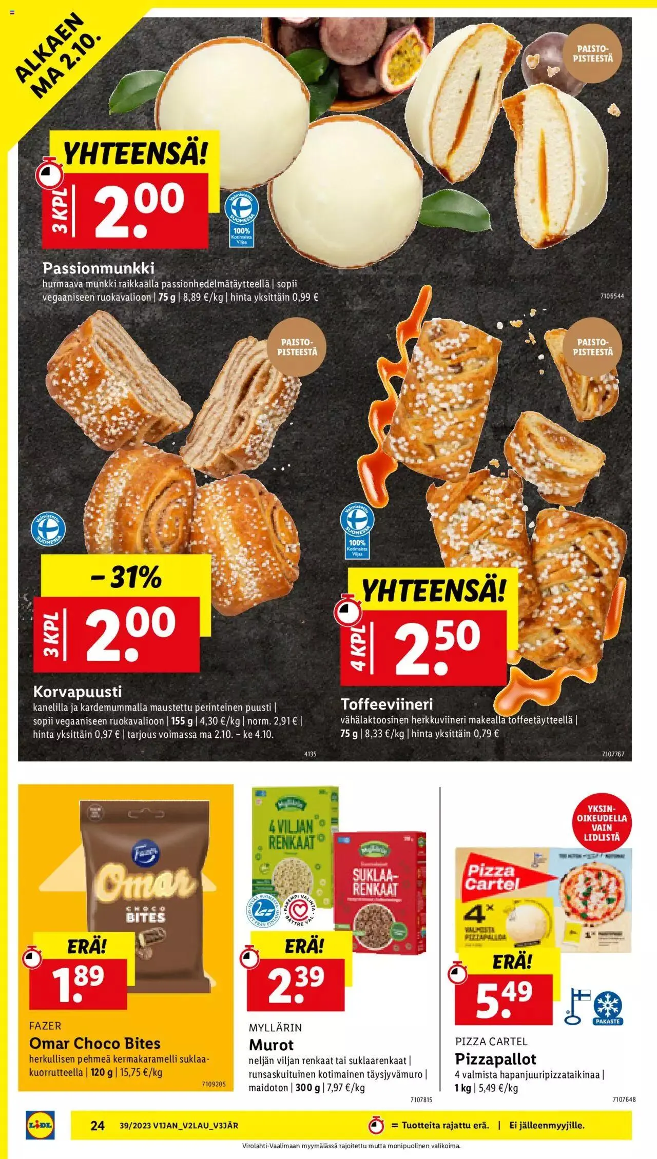 Lidl tarjoukset voimassa alkaen 28. syyskuuta - 4. lokakuuta 2023 - Tarjouslehti sivu 30