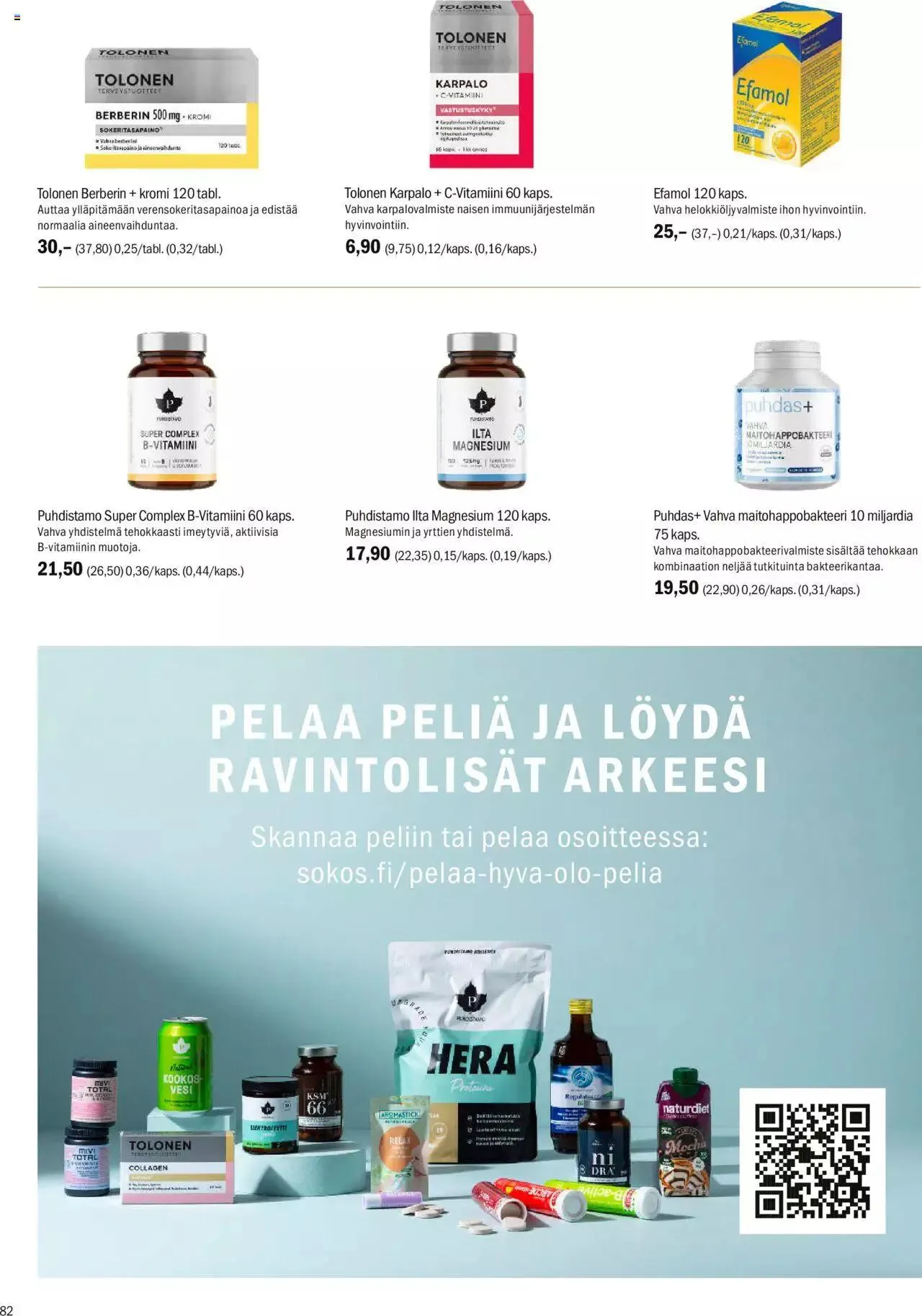 Sokos tarjoukset voimassa alkaen 4. syyskuuta - 8. lokakuuta 2023 - Tarjouslehti sivu 82