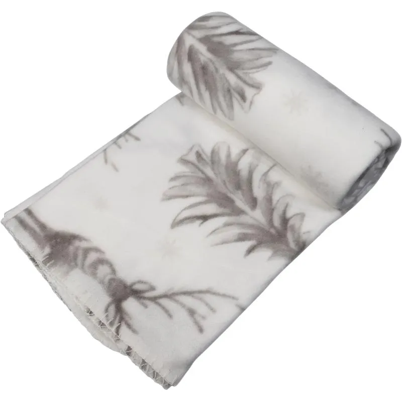 Fleecehuopa Kotikulta 130 x 160 cm Talvinen valkoinen