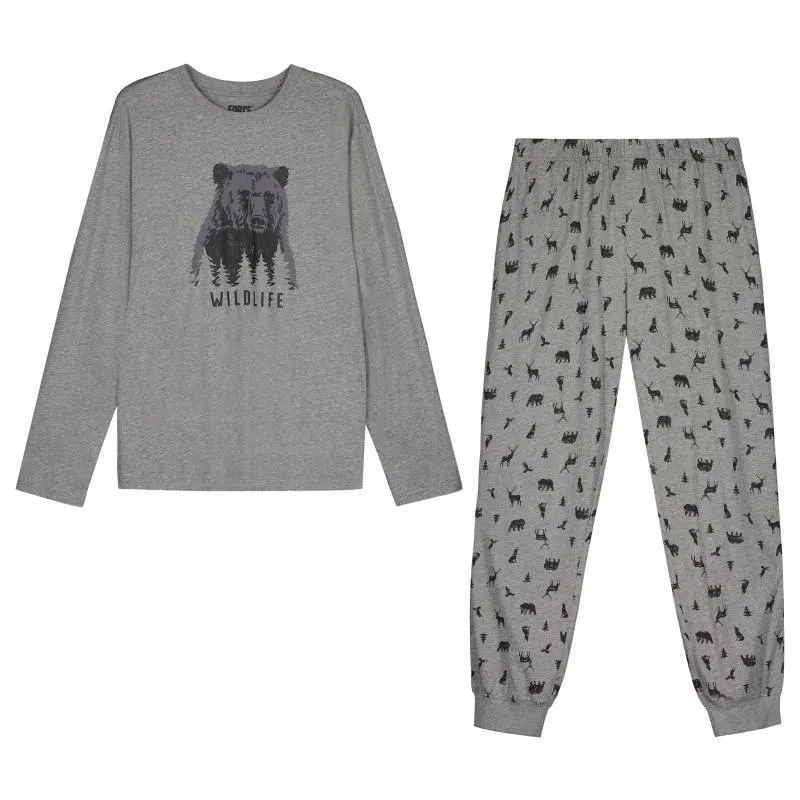 Miesten pyjama Force New Attitude Hao karhu