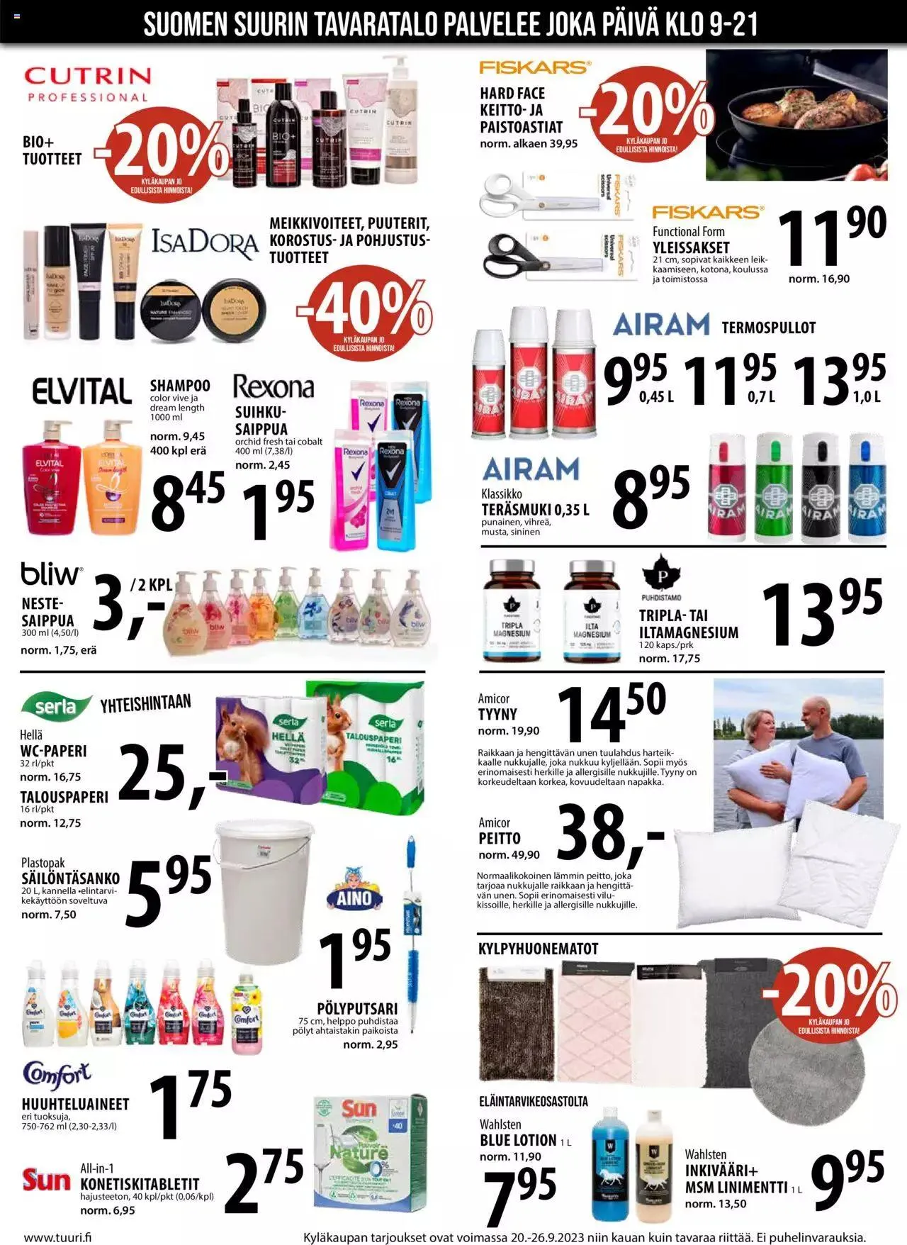 Tuuri tarjoukset voimassa alkaen 20. syyskuuta - 26. syyskuuta 2023 - Tarjouslehti sivu 4