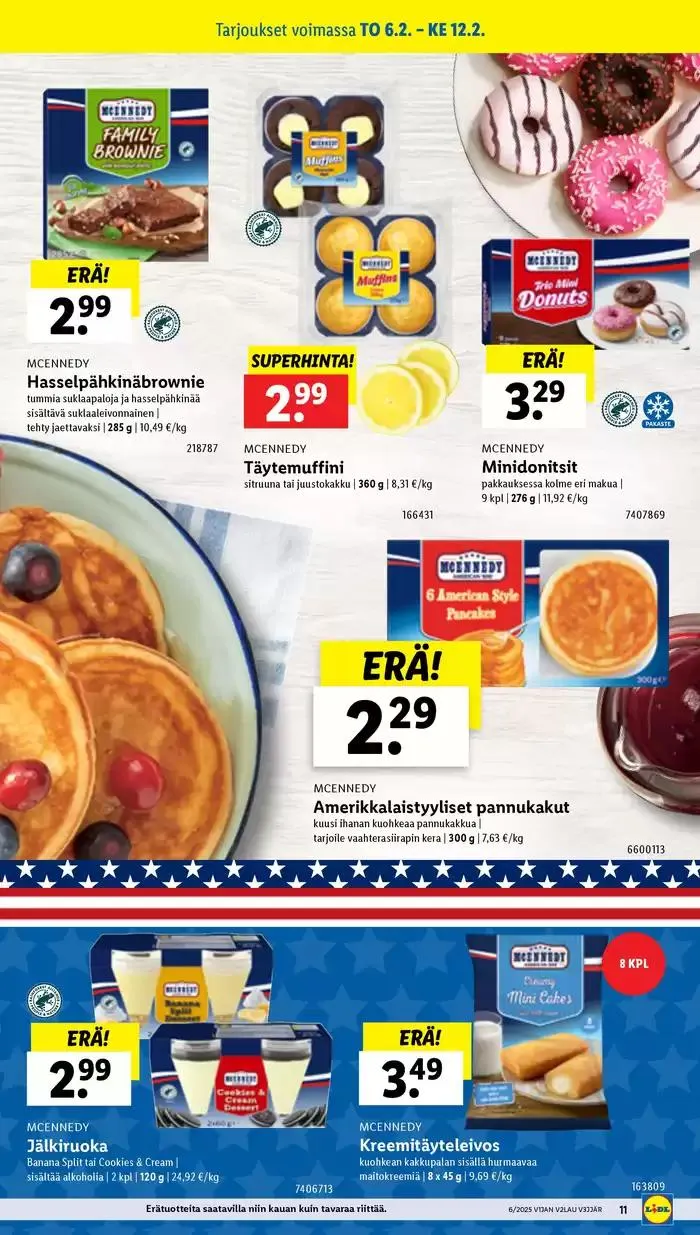 Lidl tarjoukset voimassa alkaen 3. helmikuuta - 12. helmikuuta 2025 - Tarjouslehti sivu 11