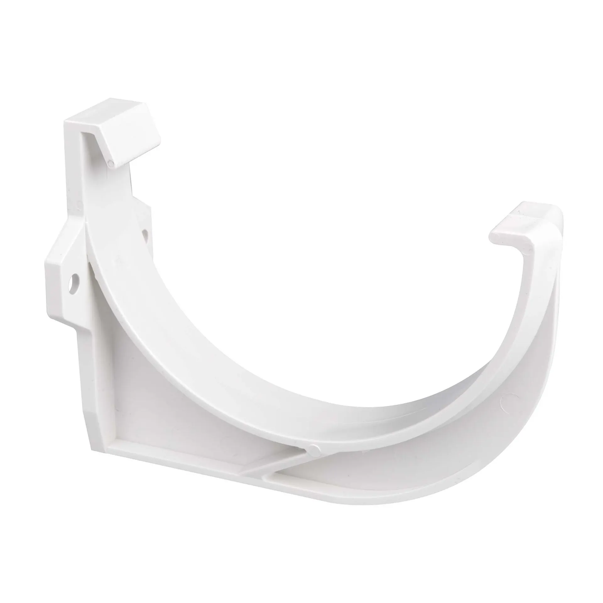 Muovikannatin 125 mm valkoinen