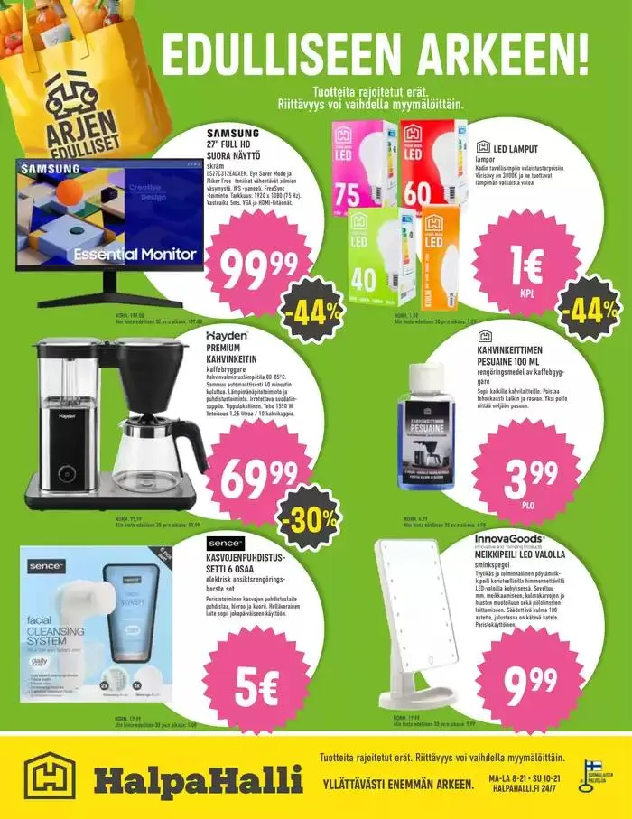 HalpaHalli tarjoukset voimassa alkaen 12. maaliskuuta - 18. maaliskuuta 2025 - Tarjouslehti sivu 10