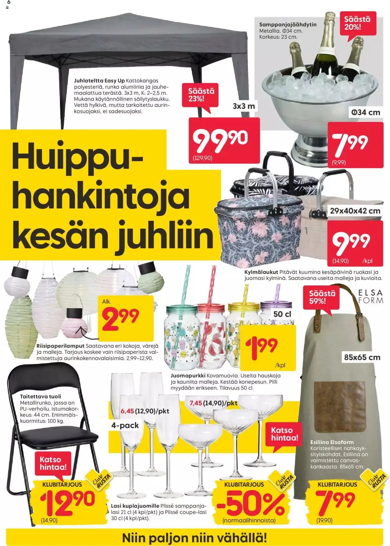 Rusta tarjoukset voimassa alkaen 27. toukokuuta - 2. kesäkuuta 2024 - Tarjouslehti sivu 6