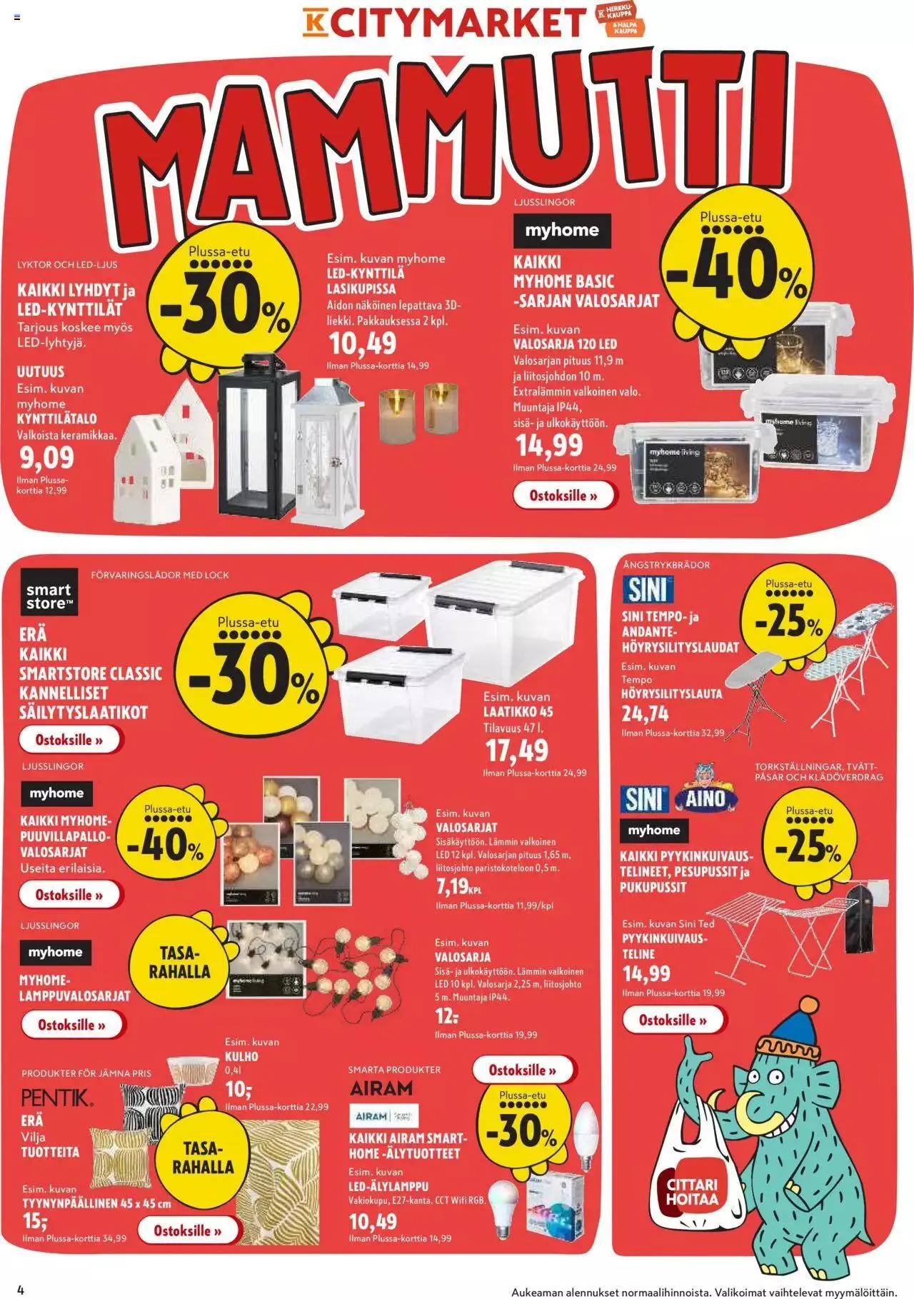 K-Citymarket - Tarjoukset voimassa alkaen 12. lokakuuta - 22. lokakuuta 2023 - Tarjouslehti sivu 4