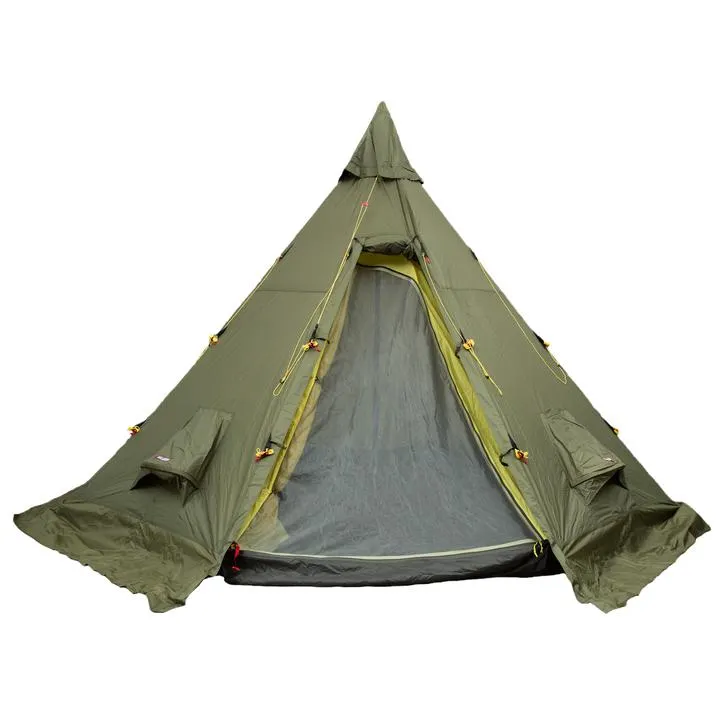 Varanger 12-14 pohjallinen sisäteltta umpilaavuun, Keltainen