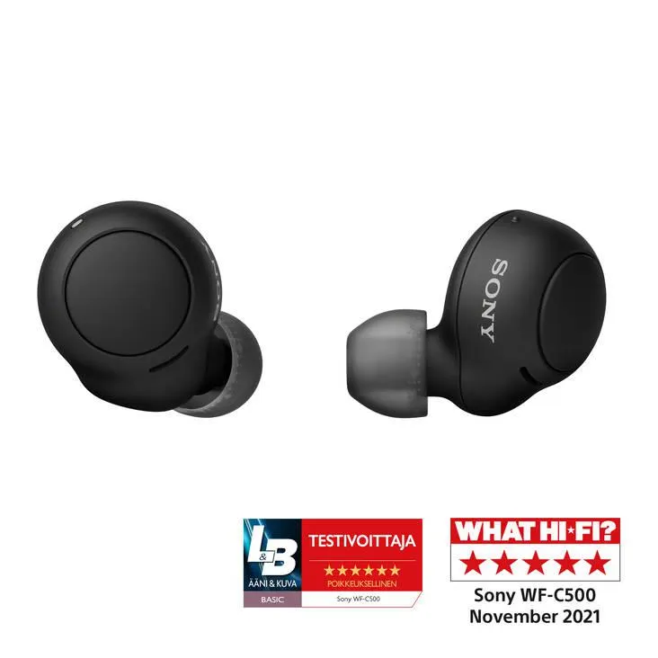SONY WF-C500 TÄYSIN LANGATTOMAT KUULOKKEET MUSTA