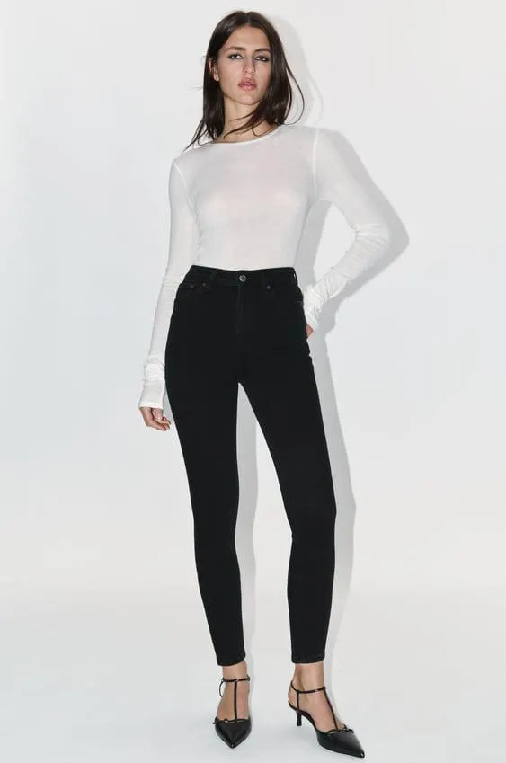 JEANS ZW 80´S SKINNY TIRO ALTO