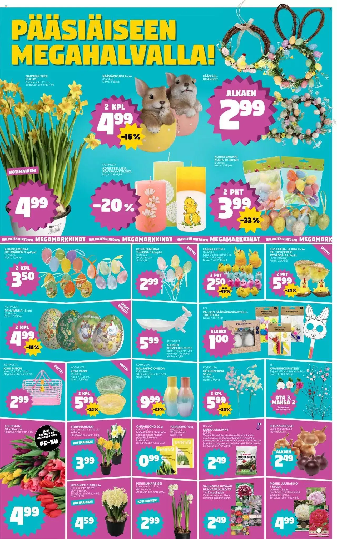 Tokmanni tarjoukset voimassa alkaen 18. maaliskuuta - 24. maaliskuuta 2024 - Tarjouslehti sivu 5
