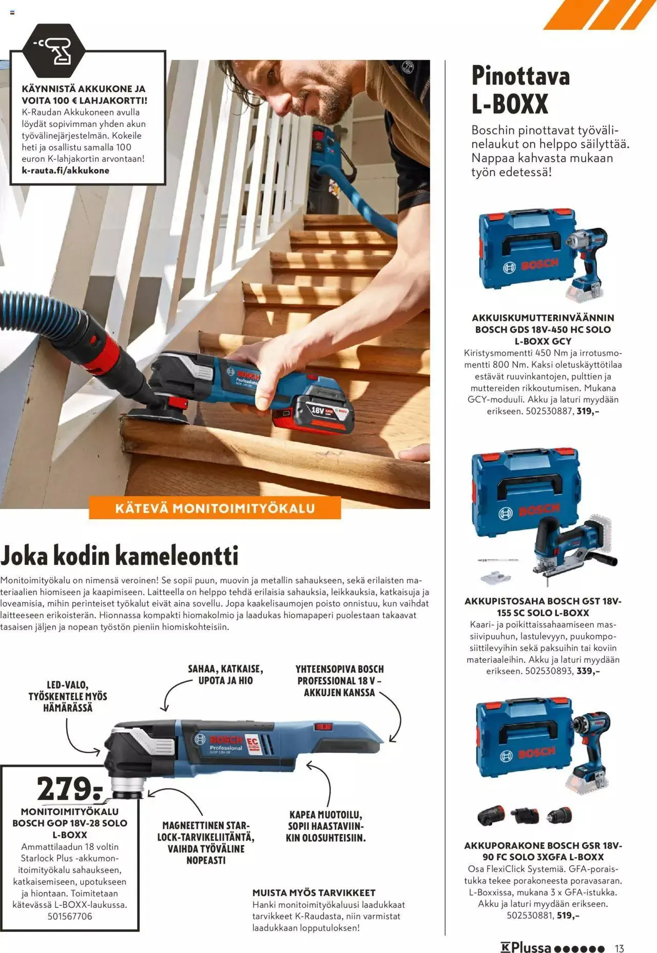 K-Rauta tarjoukset - Pakissa voimassa alkaen 1. elokuuta - 30. syyskuuta 2023 - Tarjouslehti sivu 13