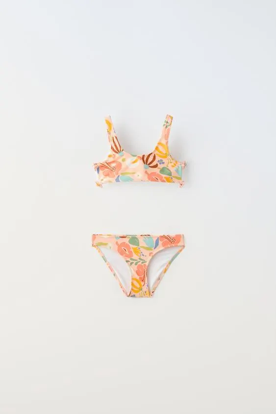 PRINTED BIKINI SET WITH RING