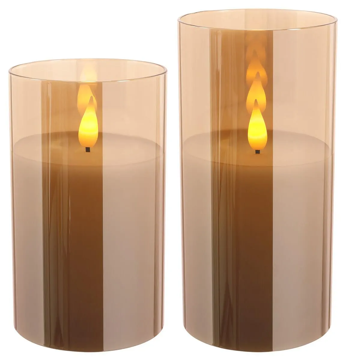 LED-kynttilä lasi 2 kpl Northlight