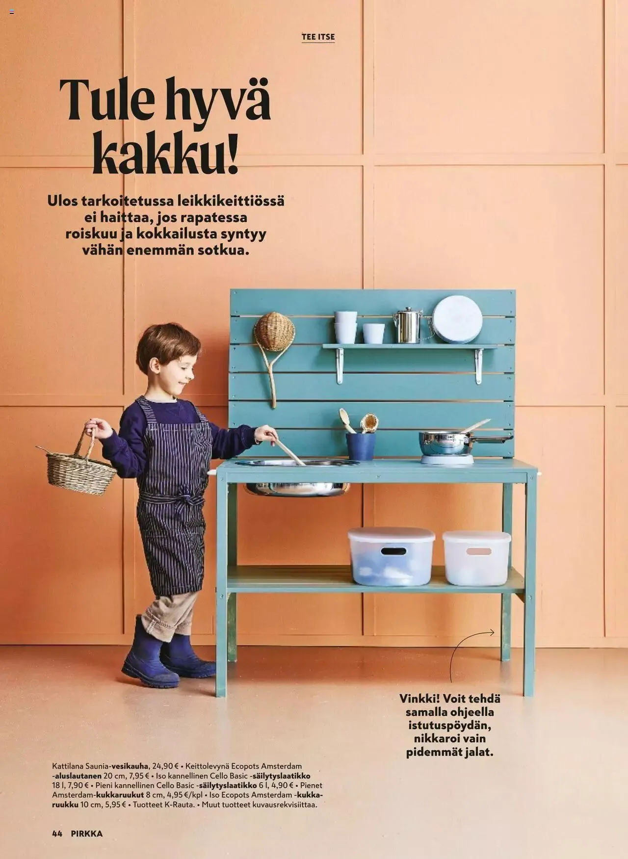 K-Market tarjoukset Pirkka 6–8/2023 voimassa alkaen 7. kesäkuuta - 29. elokuuta 2023 - Tarjouslehti sivu 44