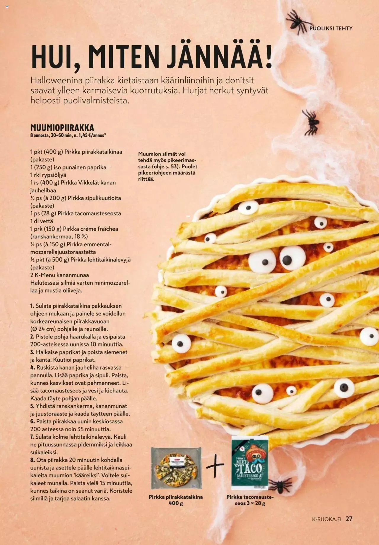 K-Citymarket - K-Ruoka voimassa alkaen 4. lokakuuta - 31. lokakuuta 2023 - Tarjouslehti sivu 27