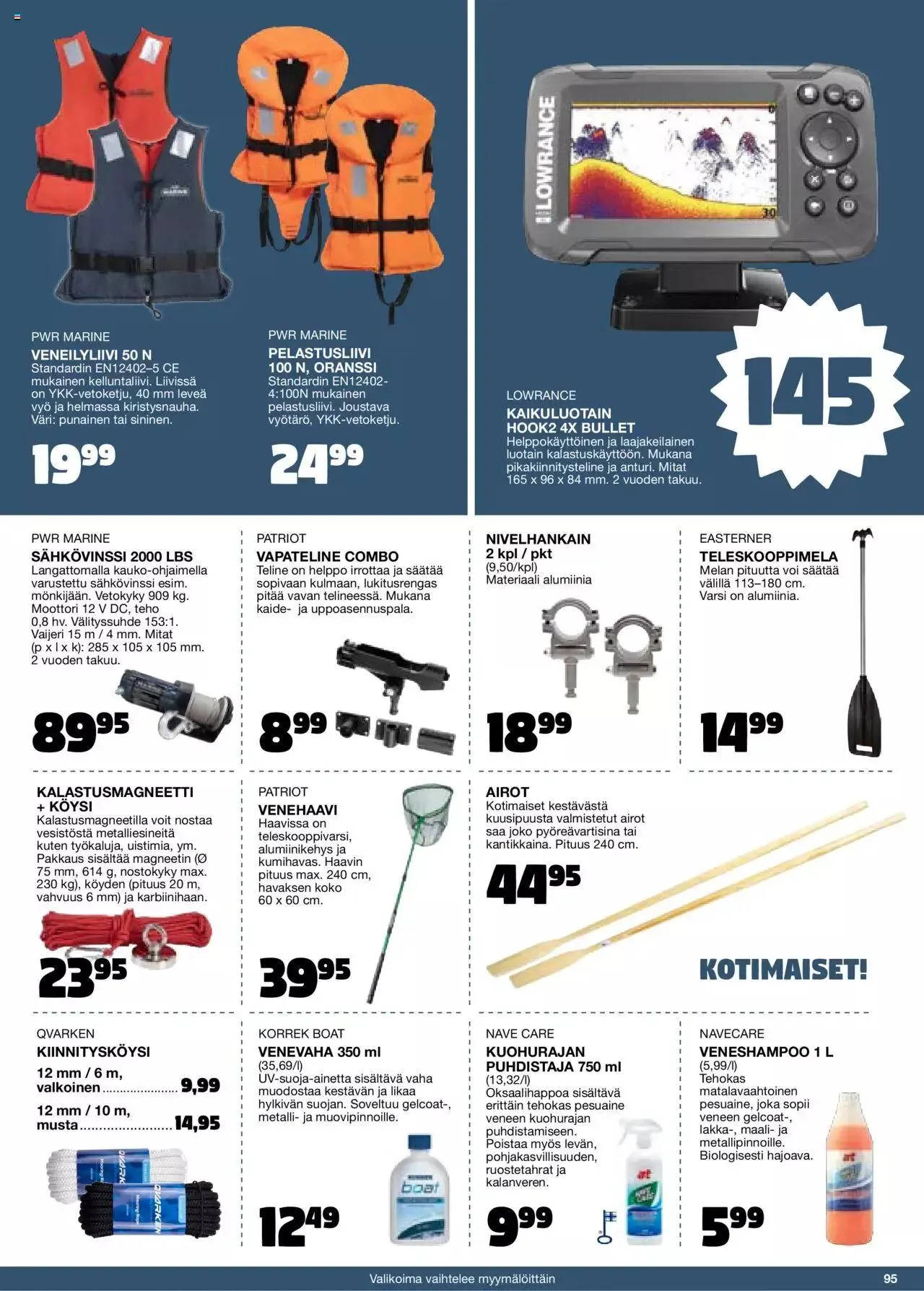 Tokmanni - Kesä 2024 voimassa alkaen 1. huhtikuuta - 31. joulukuuta 2024 - Tarjouslehti sivu 95