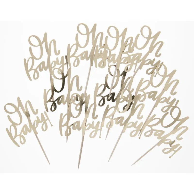 Partytikku Let's Party 12 kpl Oh Baby