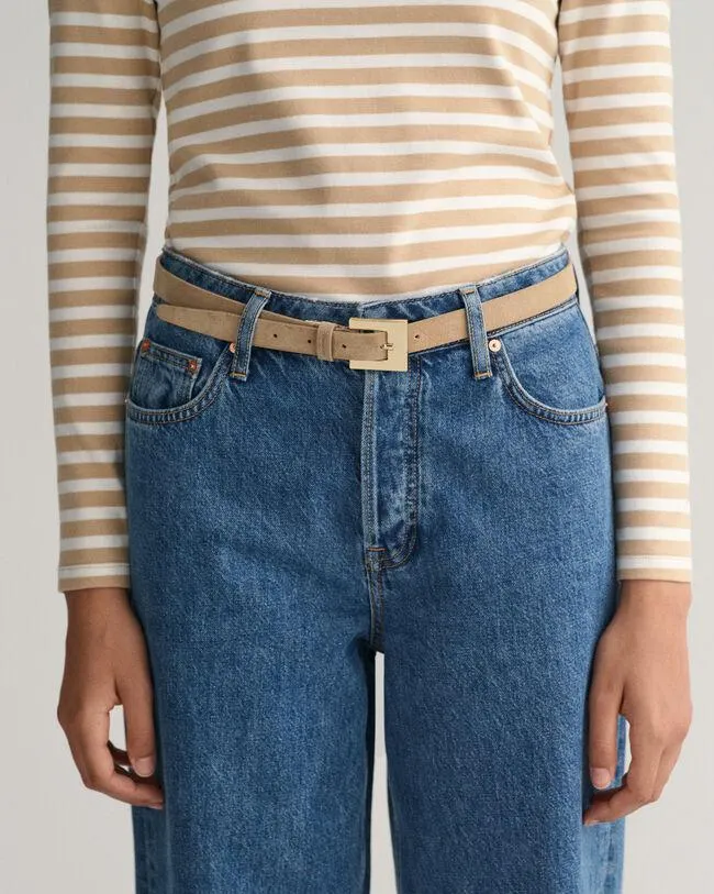 Kapea mokkanahkavyö