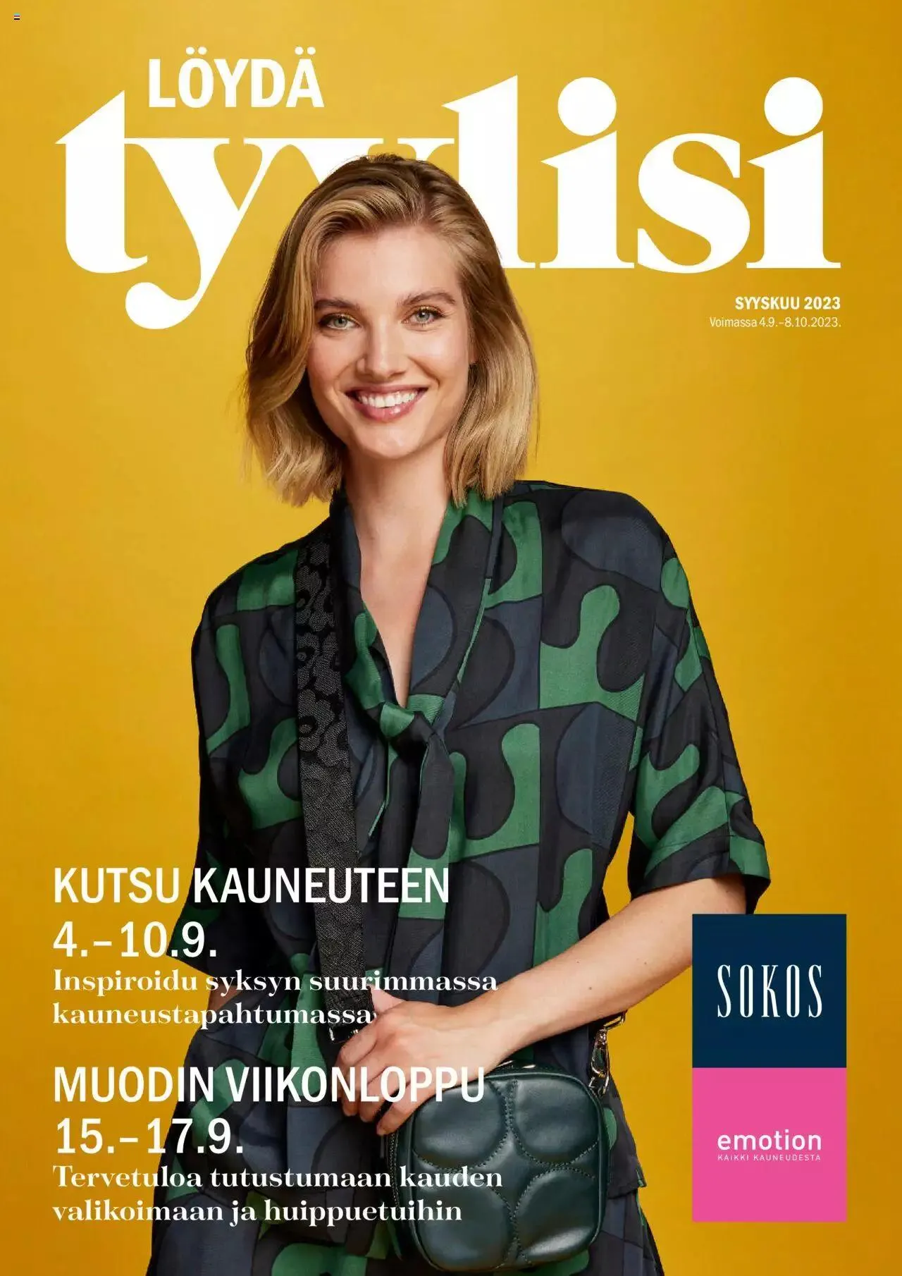 Sokos tarjoukset voimassa alkaen 4. syyskuuta - 8. lokakuuta 2023 - Tarjouslehti sivu 1