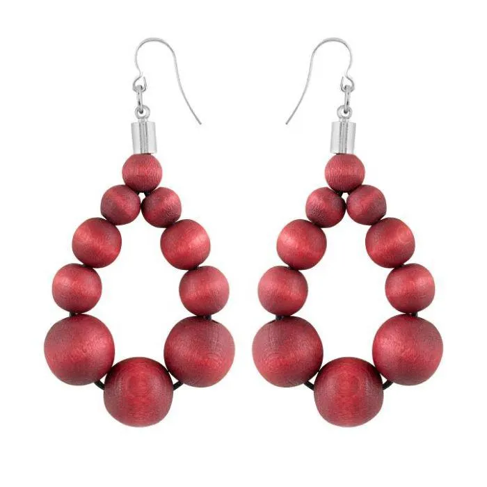 Supernova-korvakorut viininpunainen