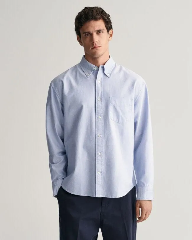 Relaxed fit ‑mitoitettu Heritage-oxford-paita