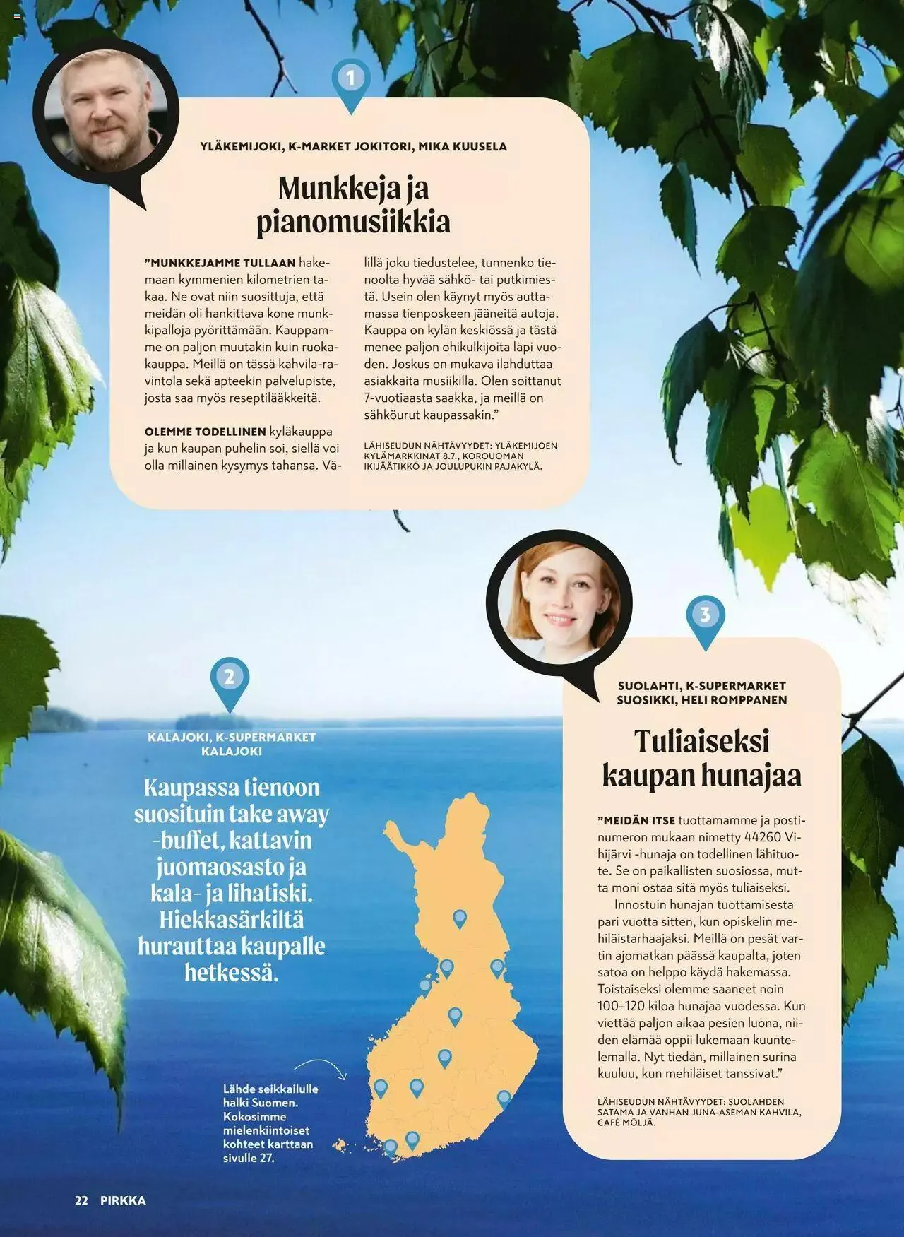 K-Market tarjoukset Pirkka 6–8/2023 voimassa alkaen 7. kesäkuuta - 29. elokuuta 2023 - Tarjouslehti sivu 22