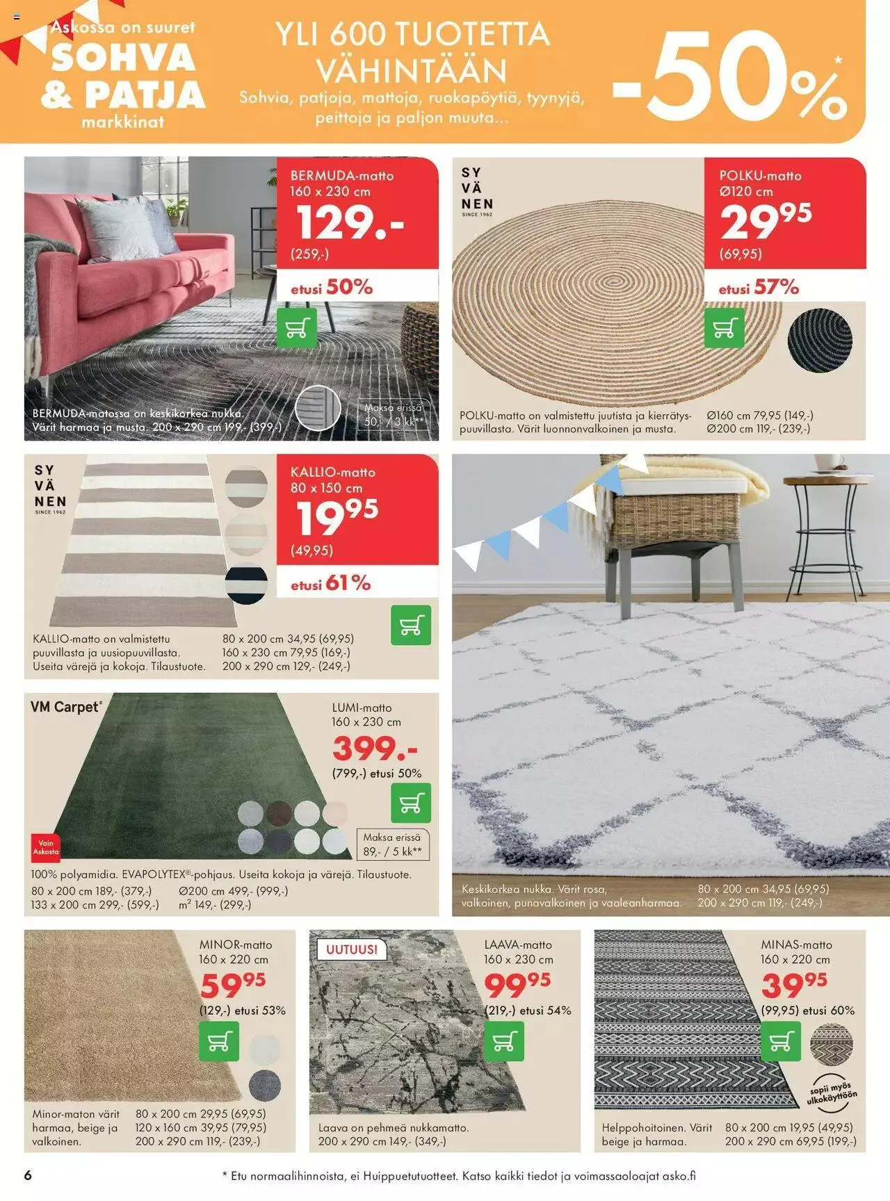 Asko tarjoukset voimassa alkaen 17. heinäkuuta - 31. joulukuuta 2023 - Tarjouslehti sivu 6
