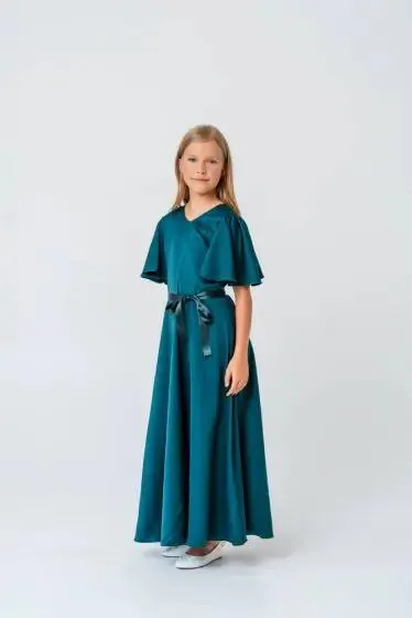 Mingnelin mekko 5026 B 037 Tummanvihreä