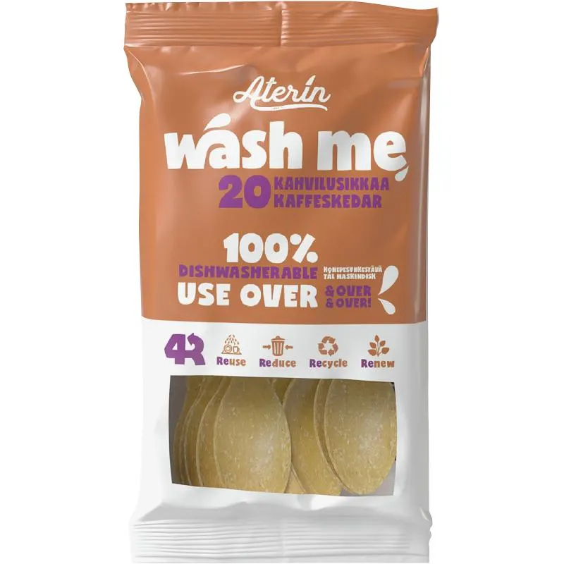 Kestävä kahvilusikka Wash Me 20 kpl