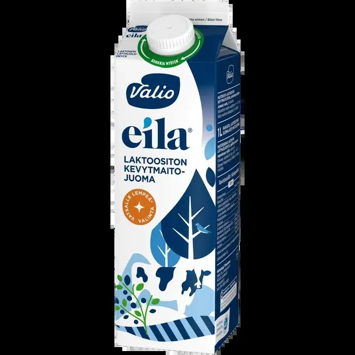 Valio Eila® kevytmaitojuoma 1 l laktoositon