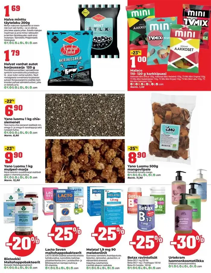 Eksklusiivisia diilejä ja löytöjä voimassa alkaen 22. tammikuuta - 5. helmikuuta 2025 - Tarjouslehti sivu 12