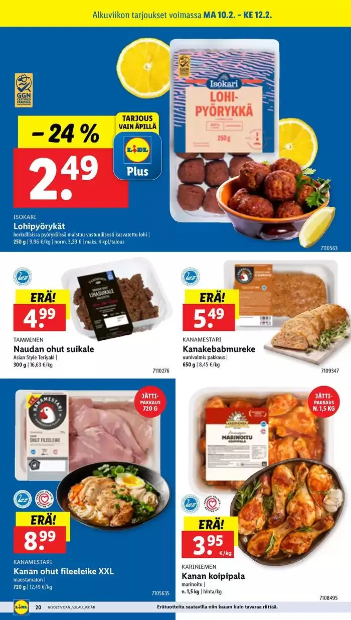 Lidl tarjoukset voimassa alkaen 3. helmikuuta - 12. helmikuuta 2025 - Tarjouslehti sivu 22