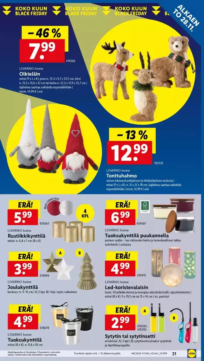 Löydä houkuttelevia tarjouksia voimassa alkaen 25. marraskuuta - 3. joulukuuta 2024 - Tarjouslehti sivu 23