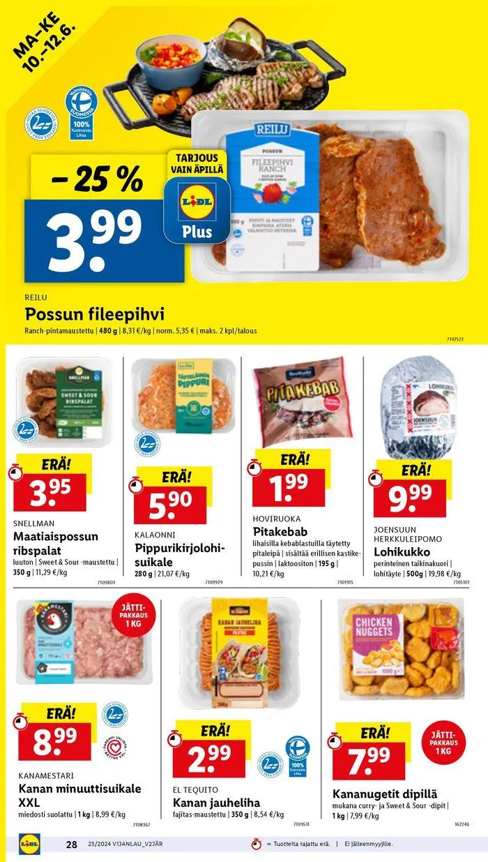 21% voimassa alkaen 6. kesäkuuta - 12. kesäkuuta 2024 - Tarjouslehti sivu 32