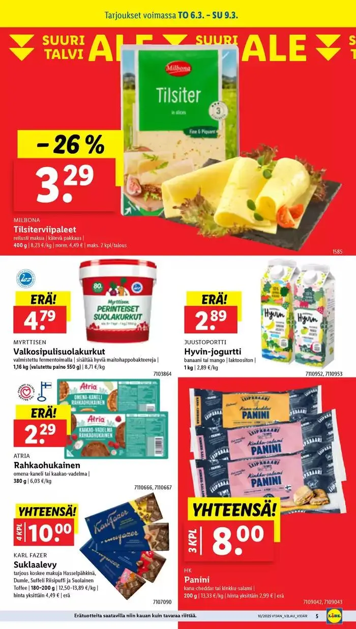 Houkuttelevia erikoistarjouksia kaikille voimassa alkaen 3. maaliskuuta - 12. maaliskuuta 2025 - Tarjouslehti sivu 7