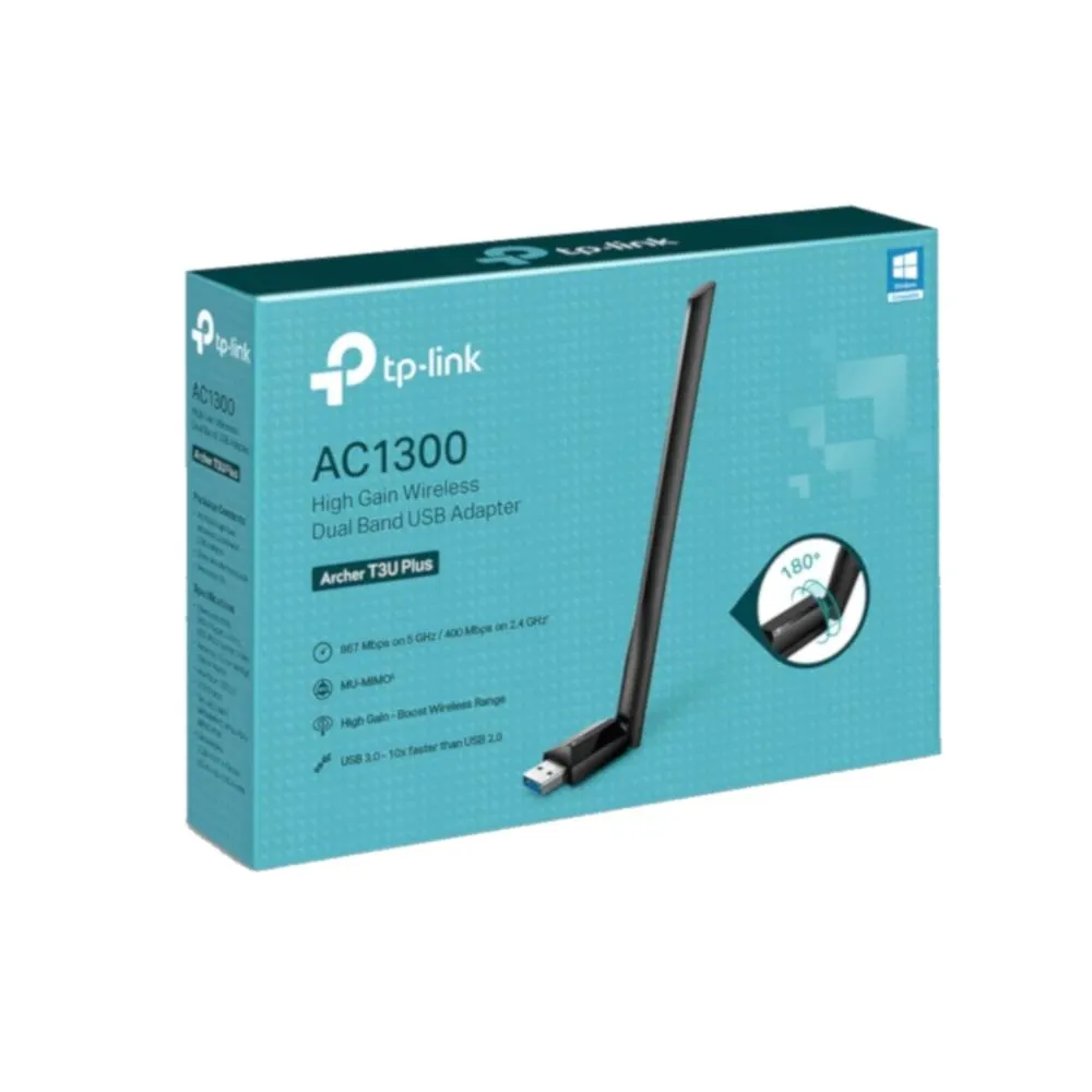 TP-LINK Archer T3U Plus AC1300 Dual-band Wi-Fi -adapter