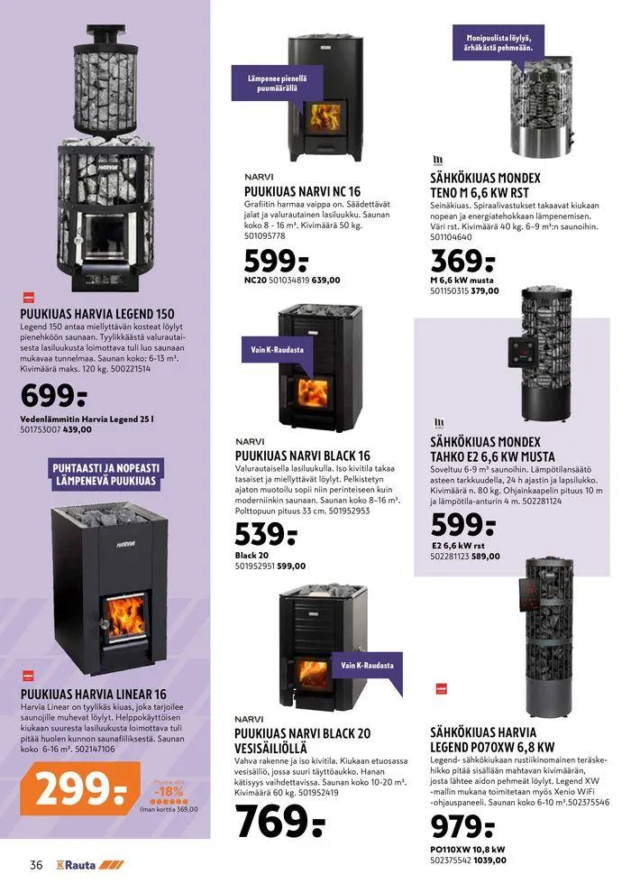 Autta alkuun ja eteenpain voimassa alkaen 24. toukokuuta - 4. kesäkuuta 2024 - Tarjouslehti sivu 36