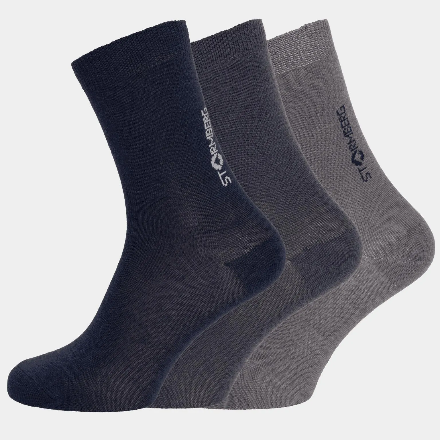 Tue 3-pk Wool Sock, villasukat, nuoret