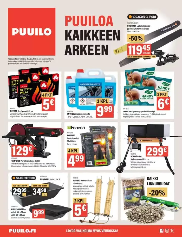 Puuiloa kaikkeen arkeen - 1