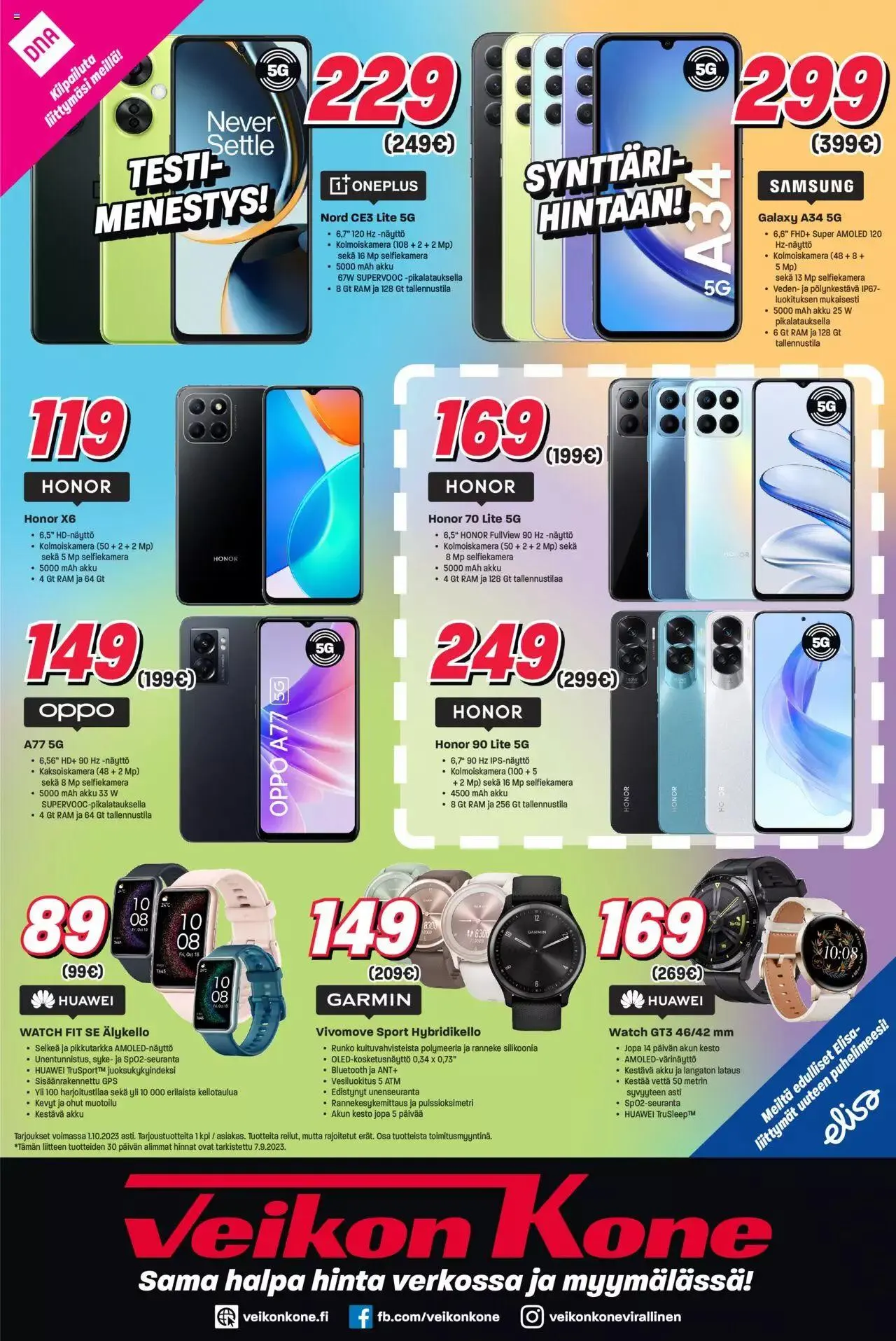 Veikon Kone tarjoukset voimassa alkaen 23. syyskuuta - 1. lokakuuta 2023 - Tarjouslehti sivu 13