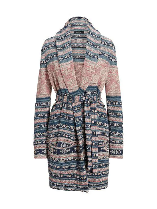 Ruzita-pellavasekoiteneuletakki